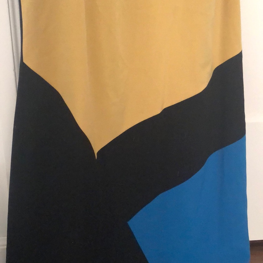 Colour block dress !!